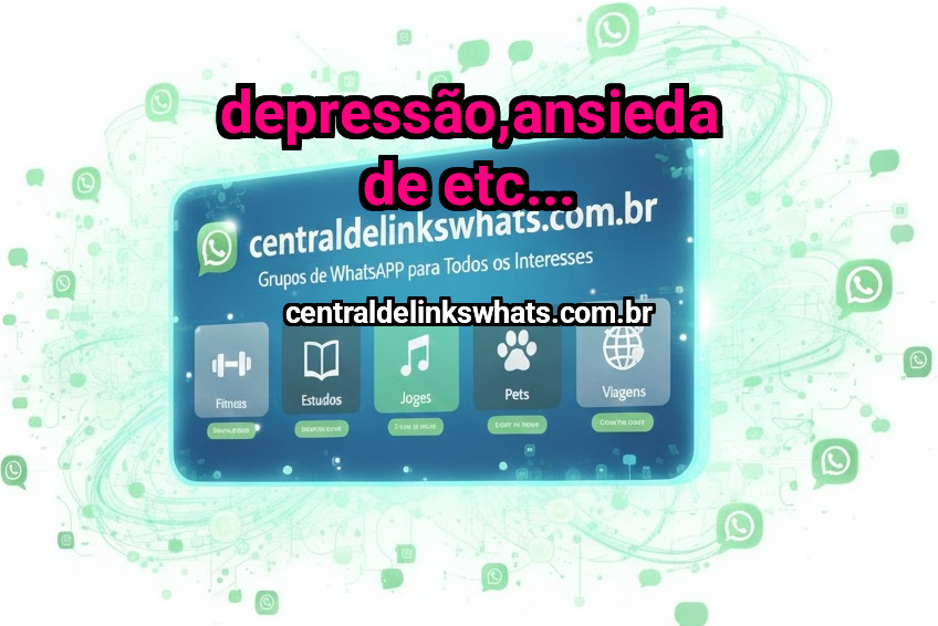 Depressão,ansiedade etc...