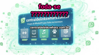 Grupo WhatsApp: Foda-se ???????????? - Clique para entrar