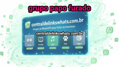 Grupo WhatsApp: grupo papo furado - Clique para entrar