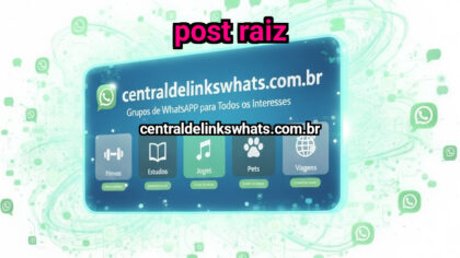 Grupo WhatsApp: POST RAIZ - Clique para entrar