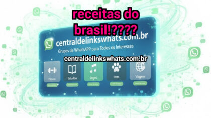 Grupo WhatsApp: Receitas do Brasil!???? - Clique para entrar