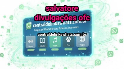Grupo Putaria WhatsApp: SALVATORE DIVULGAÇÕES OFC +18 - Entrar Agora
